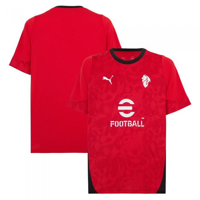 AC Milan 25/26 Training Shirt - Red/Black
