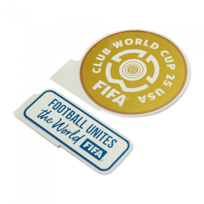 [Player Edition] Official FIFA CWC USA 2025 + Football Unites The World (White) Badges