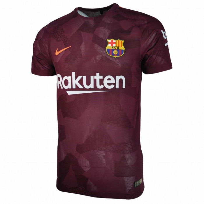 [Player Edition] FC Barcelona 2017/18 Vaporknit Third Shirt With Paulinho 15 (La Liga Full Set Version) - Size S