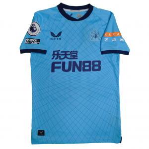 Newcastle United 2021/22 Third Shirt With Bruno G. 39 (Premier League Full Set Version) - Size S 