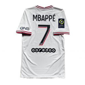 [Player Edition] PSG x Jordan 2021/22 Dri Fit Adv. Fourth Shirt With Mbappe 7 (Ligue 1 Full Set Version) 