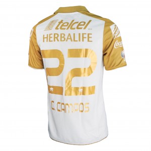 Pumas Unam 2013/14 Home Shirt With C. Campos 22