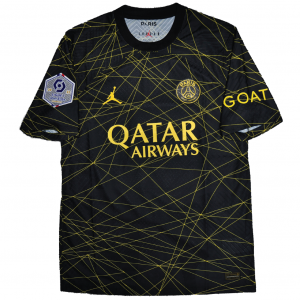 [Player Edition] PSG x Jordan 2022/23 Dri Fit Adv. Fourth Shirt With Messi 30 - Ligue 1 Full Set Version 