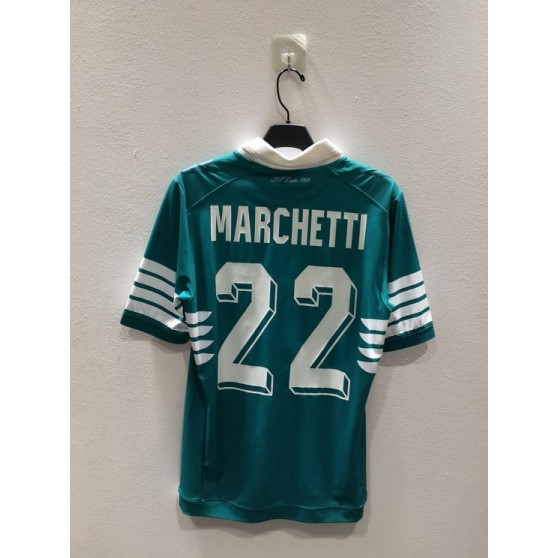 [PRE-OWNED / BNWT] LAZIO 2016/17 GOALKEEPER JERSEY WITH MARCHETTI 22 - SIZE M, SIZE M (BNWT), Pre-Owned (CUST00351), Macron